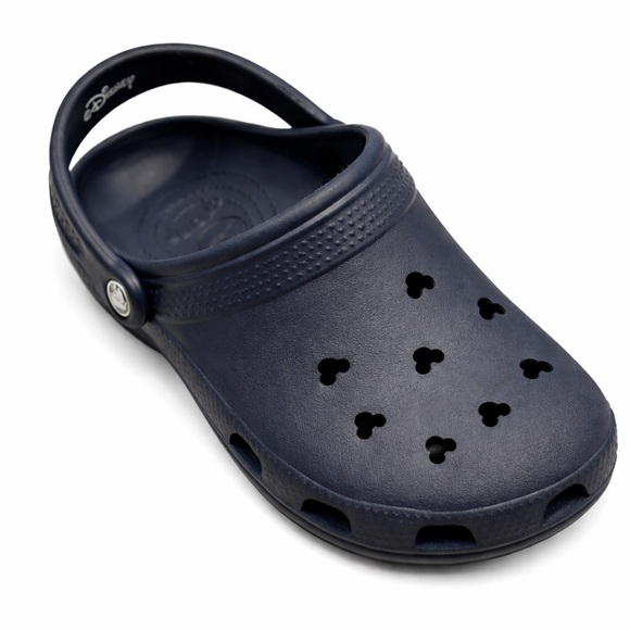 Disney Parks Mickey Mouse Crocs Navy Classic Clogs Women 8 Men 10 - Picture 7 of 8